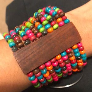 Wooden colored bracelet